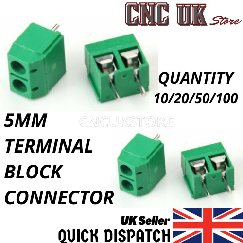 Way 5mm pcb terminal block - 2,