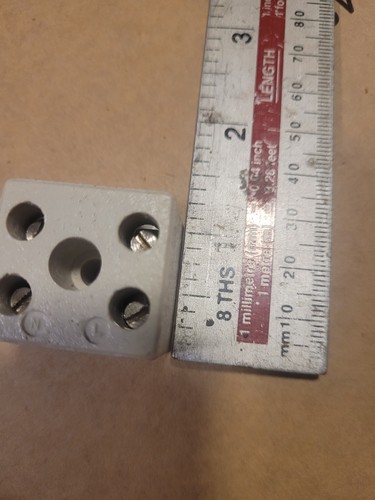 Porcelain ceramic terminal - ceramic,