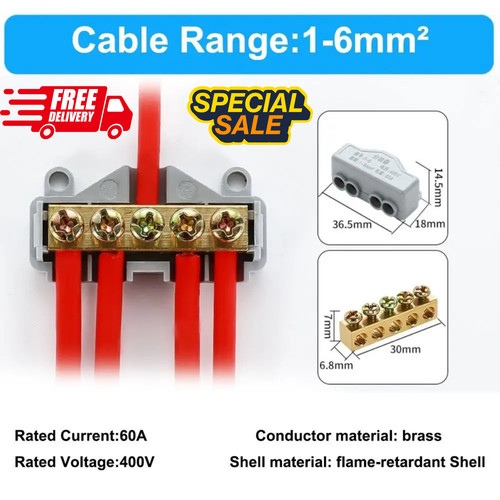 Conductor brass quick terminal - conductor,