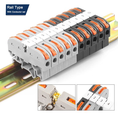 10pcs din rail connectors - 10pcs,