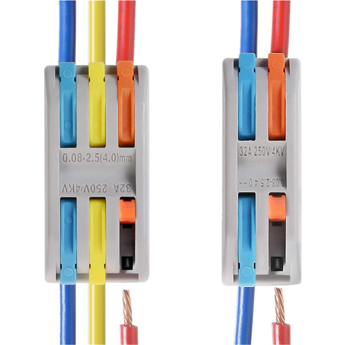 Reusable spring lever terminal - reusable,
