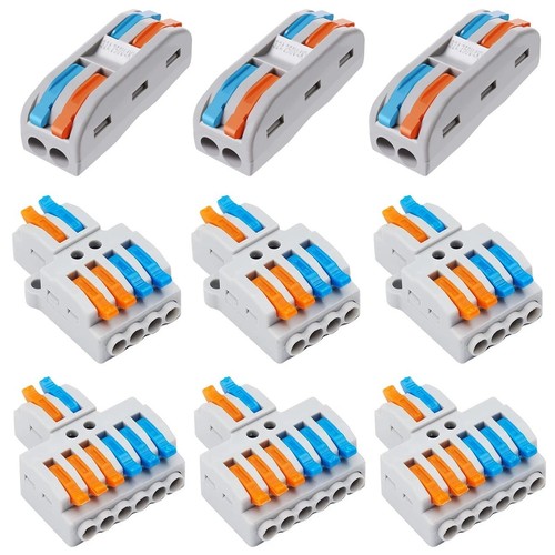 Spring lever terminal block - spring,