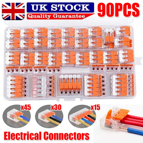 90x electrical connectors - electrical, wire