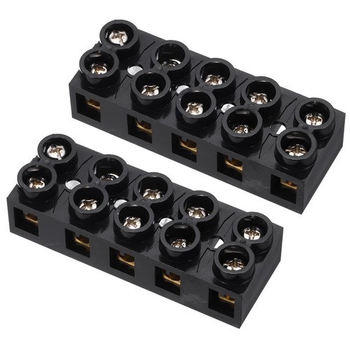 2pcs dual row terminal block - row,