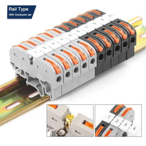 10pcs din rail connectors - 10pcs,